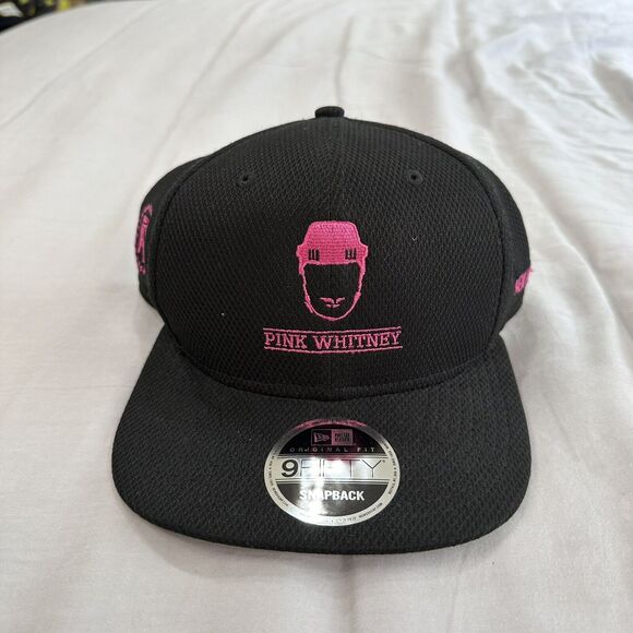New Era 9Fifty Pink Whitney Barstool Sports Embroidered Snapback Black Cap Hat - Picture 1 of 8